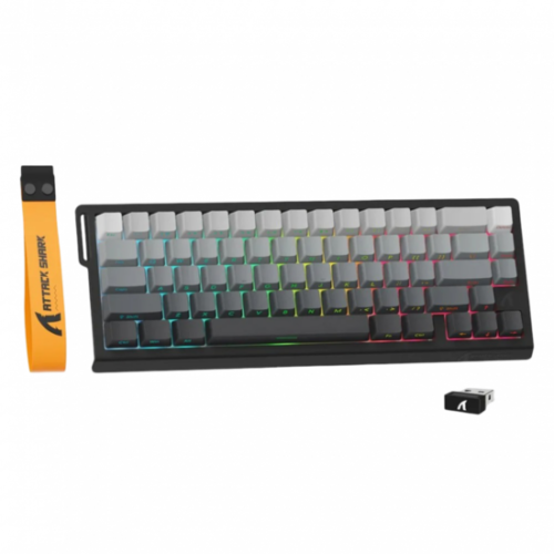 Attack Shark X68Pro Tri-Mode RGB Mechanical Keyboard – Magnetic Switch – Moon Night