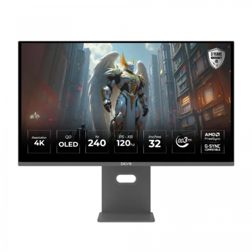 Devo Gaming Monitor - DUO32240 - 32" QD-OLED 4K 240hz 0.03ms